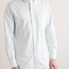 Button-Down Collar Striped Cotton Oxford Shirt - FR Button-Down Collar Striped Cotton Oxford Shirt - FR