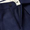 Straight-Leg Pleated Linen Suit Trousers - E1 Straight-Leg Pleated Linen Suit Trousers - E1