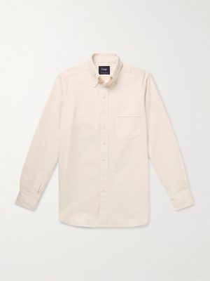 Button-Down Collar Cotton Oxford Shirt