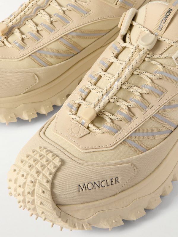 Trailgrip GTX Leather-Trimmed Canvas Sneakers - CU
