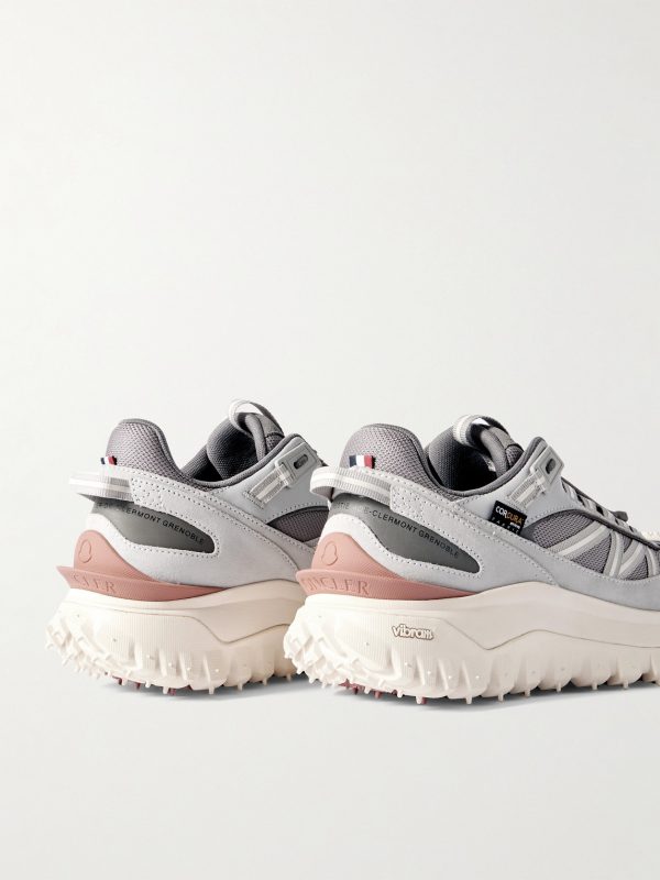 Trailgrip GTX Webbing and Rubber-Trimmed Leather, Suede and Mesh Sneakers - BK