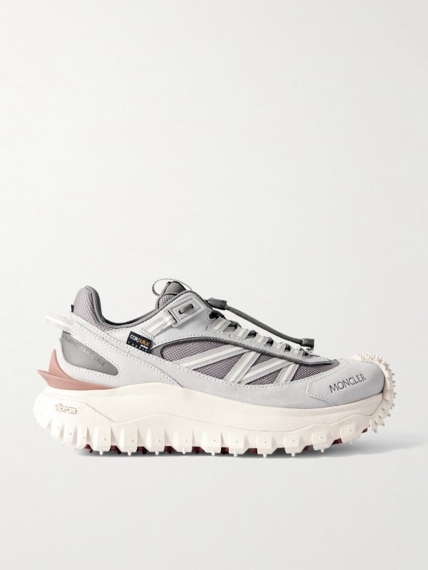 Trailgrip GTX Webbing and Rubber-Trimmed Leather, Suede and Mesh Sneakers