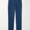 Straight-Leg Hemp-Twill Trousers Straight-Leg Hemp-Twill Trousers
