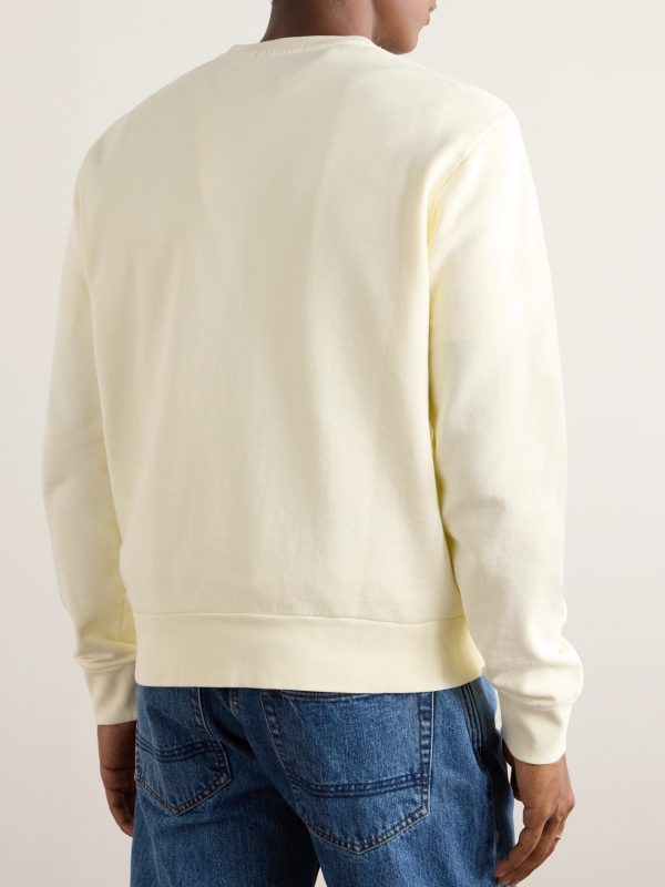 Logo-Embroidered Cotton-Jersey Sweatshirt - BK