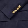 Wool-Blend Gabardine Blazer - CU Wool-Blend Gabardine Blazer - CU