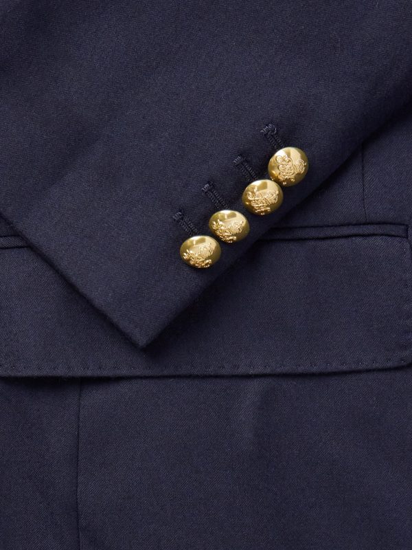 Wool-Blend Gabardine Blazer - CU Wool-Blend Gabardine Blazer - CU