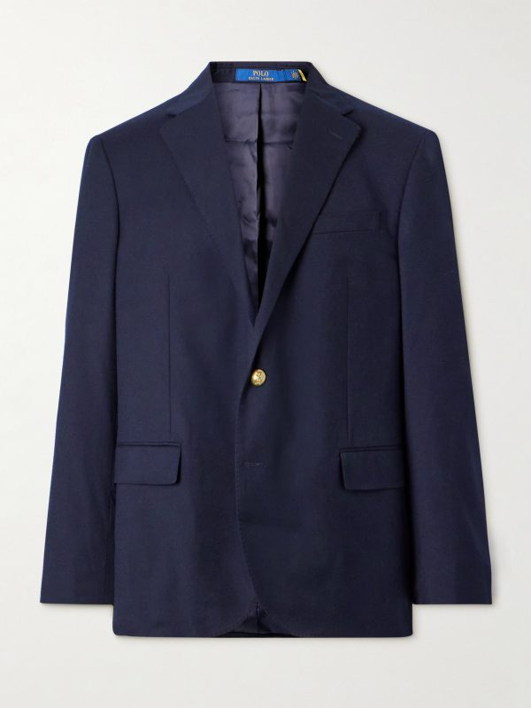Wool-Blend Gabardine Blazer Wool-Blend Gabardine Blazer