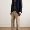 Wool-Blend Gabardine Blazer - OU Wool-Blend Gabardine Blazer - OU