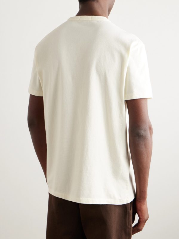 Logo-Embroidered Cotton-Jersey T-Shirt - BK Logo-Embroidered Cotton-Jersey T-Shirt - BK