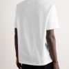 Logo-Embroidered Cotton-Jersey T-Shirt - BK Logo-Embroidered Cotton-Jersey T-Shirt - BK