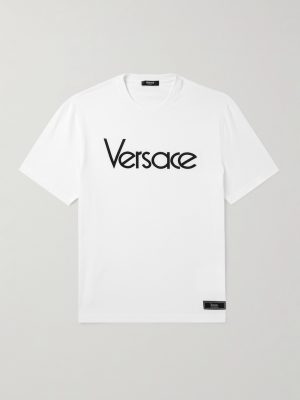 Logo-Embroidered Cotton-Jersey T-Shirt Logo-Embroidered Cotton-Jersey T-Shirt