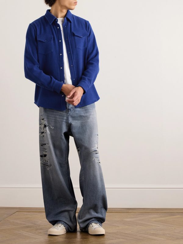 Cashmere Shirt - OU Cashmere Shirt - OU