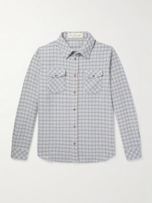 Checked Cashmere Shirt