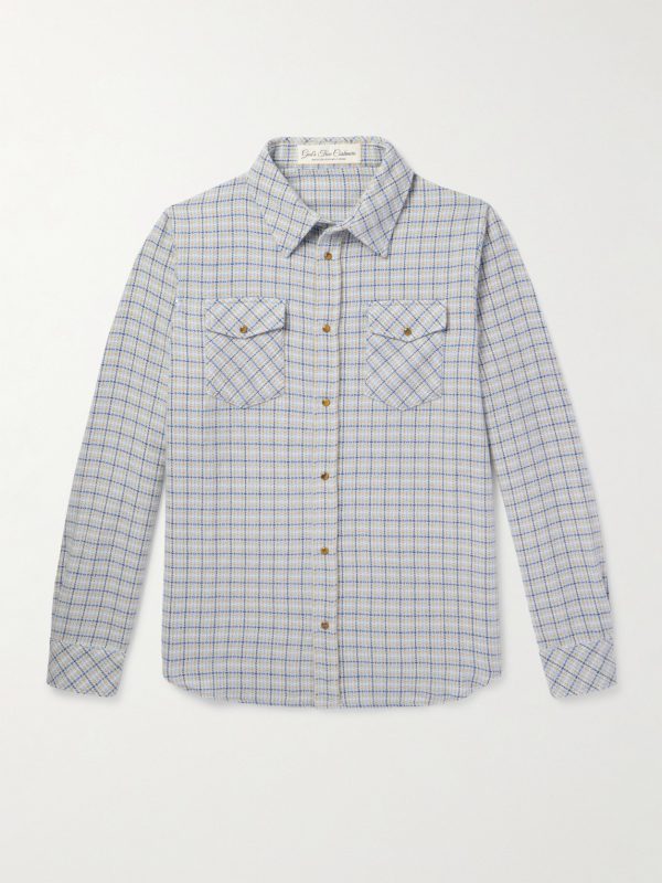 Checked Cashmere Shirt