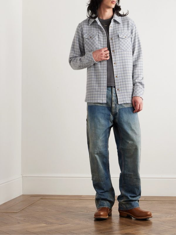 Checked Cashmere Shirt - OU