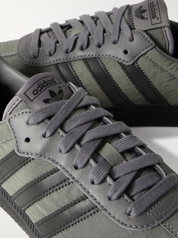 Samba OG Leather-Trimmed Shell Sneakers - CU Samba OG Leather-Trimmed Shell Sneakers - CU