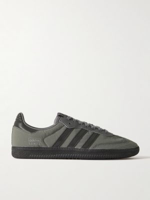 Samba OG Leather-Trimmed Shell Sneakers Samba OG Leather-Trimmed Shell Sneakers