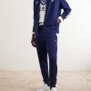 + Wimbledon Mesh-Trimmed Cotton-Blend Jersey Track Jacket - OU + Wimbledon Mesh-Trimmed Cotton-Blend Jersey Track Jacket - OU