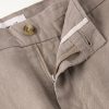Crown 1454 Straight-Leg Linen Shorts - CU Crown 1454 Straight-Leg Linen Shorts - CU
