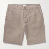 Crown 1454 Straight-Leg Linen Shorts Crown 1454 Straight-Leg Linen Shorts
