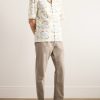 Bill 1080 Tapered Pleated Organic Cotton-Blend Trousers - OU Bill 1080 Tapered Pleated Organic Cotton-Blend Trousers - OU