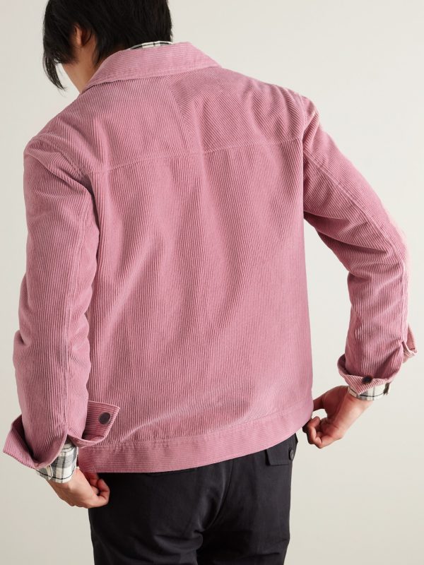 Cotton-Corduroy Blouson Jacket - BK Cotton-Corduroy Blouson Jacket - BK
