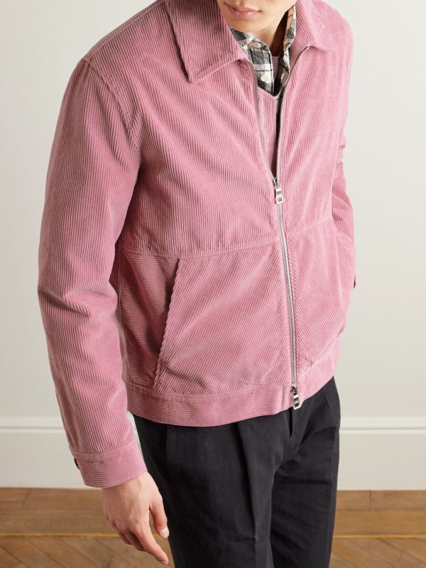 Cotton-Corduroy Blouson Jacket - FR Cotton-Corduroy Blouson Jacket - FR