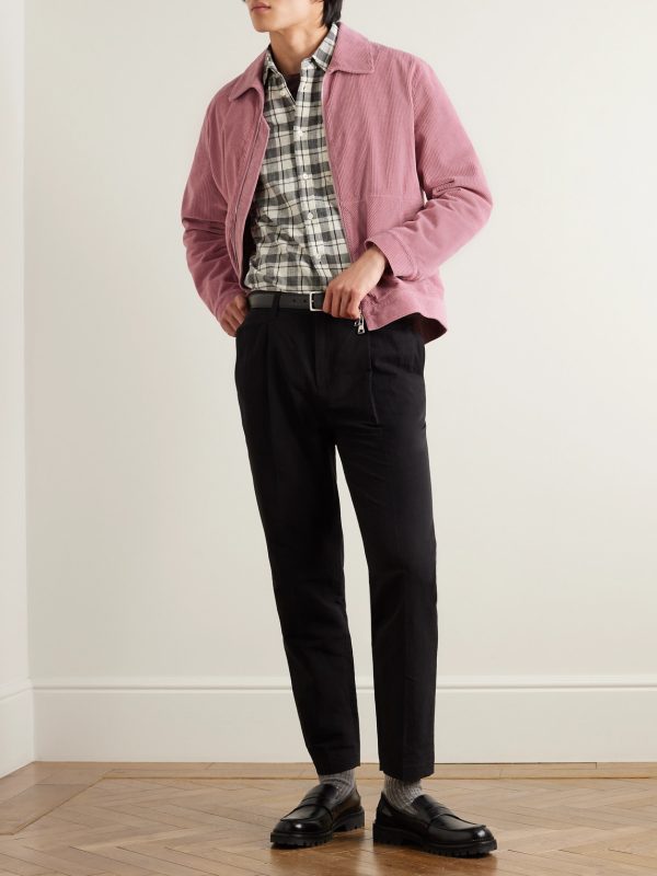 Cotton-Corduroy Blouson Jacket - OU Cotton-Corduroy Blouson Jacket - OU