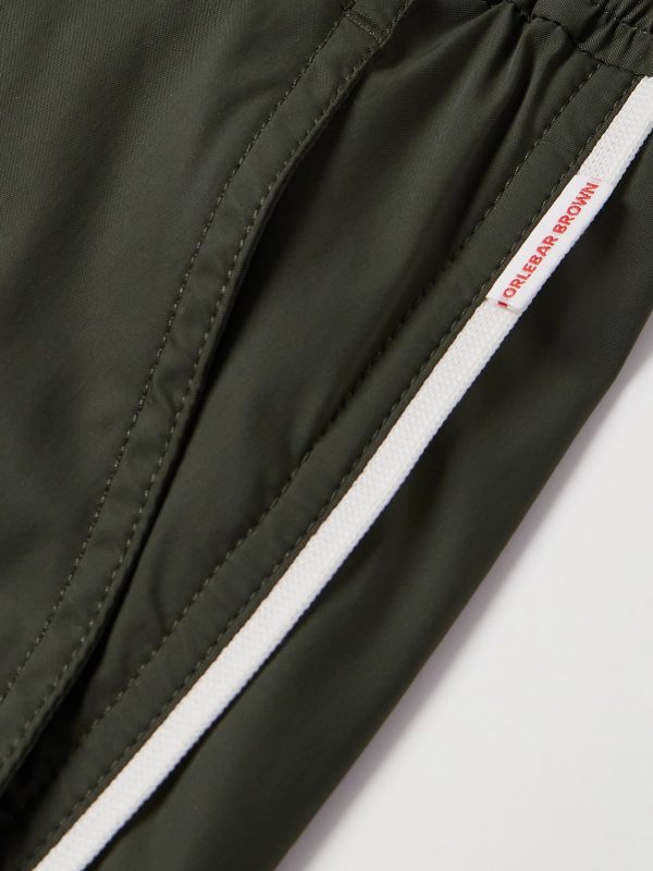 Bulldog Straight-Leg Mid-Length Swim Shorts - CU Bulldog Straight-Leg Mid-Length Swim Shorts - CU