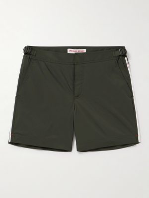 Bulldog Straight-Leg Mid-Length Swim Shorts