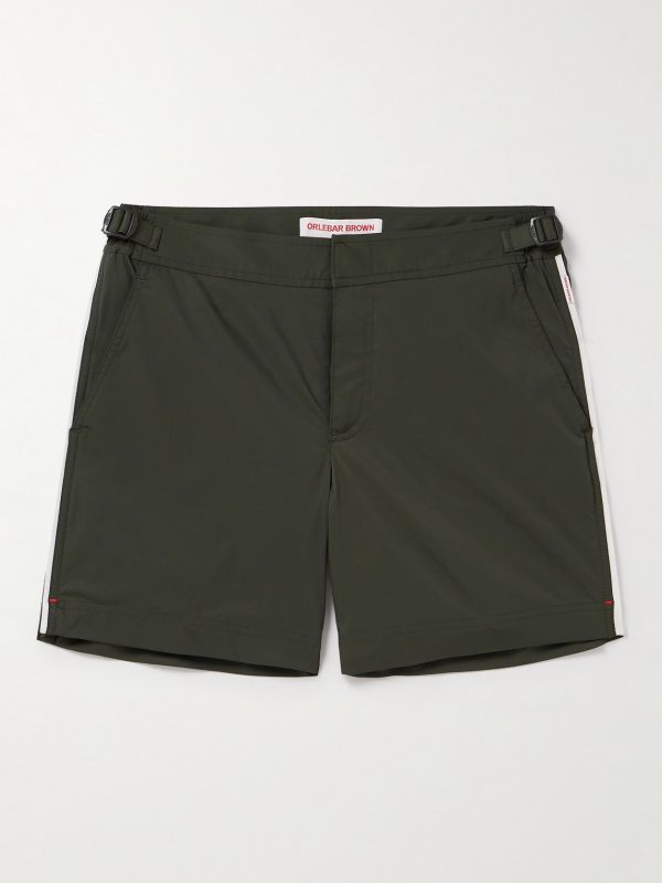 Bulldog Straight-Leg Mid-Length Swim Shorts Bulldog Straight-Leg Mid-Length Swim Shorts