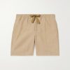 Alex Straight-Leg Linen Drawstring Shorts
