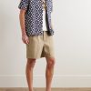 Alex Straight-Leg Linen Drawstring Shorts - OU