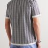 Hibbert Rills Camp-Collar Printed Cotton Shirt - BK Hibbert Rills Camp-Collar Printed Cotton Shirt - BK