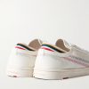 Larson Striped Mesh and Canvas Sneakers - BK Larson Striped Mesh and Canvas Sneakers - BK