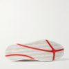 Larson Striped Mesh and Canvas Sneakers - E1 Larson Striped Mesh and Canvas Sneakers - E1