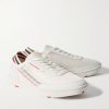 Larson Striped Mesh and Canvas Sneakers - FR Larson Striped Mesh and Canvas Sneakers - FR