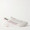 Larson Striped Mesh and Canvas Sneakers Larson Striped Mesh and Canvas Sneakers