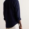 Giles Cotton-Piqué Shirt - BK Giles Cotton-Piqué Shirt - BK