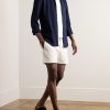 Giles Cotton-Piqué Shirt - OU Giles Cotton-Piqué Shirt - OU