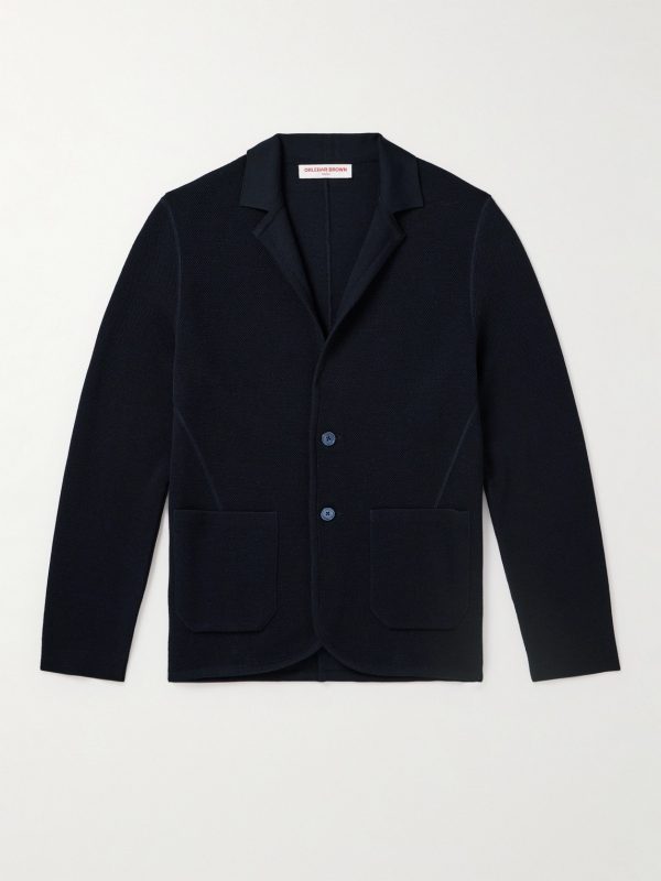 Rainer Merino Wool-Piqué Cardigan Rainer Merino Wool-Piqué Cardigan