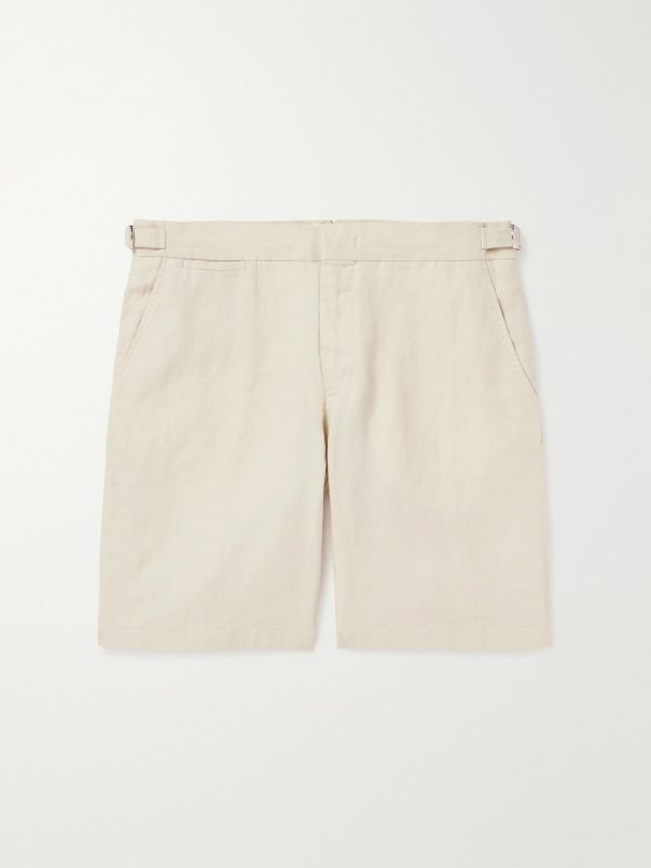 Norwich Straight-Leg Linen Shorts