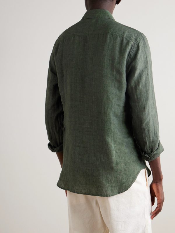Giles Linen Shirt - BK Giles Linen Shirt - BK