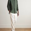Giles Linen Shirt - OU Giles Linen Shirt - OU