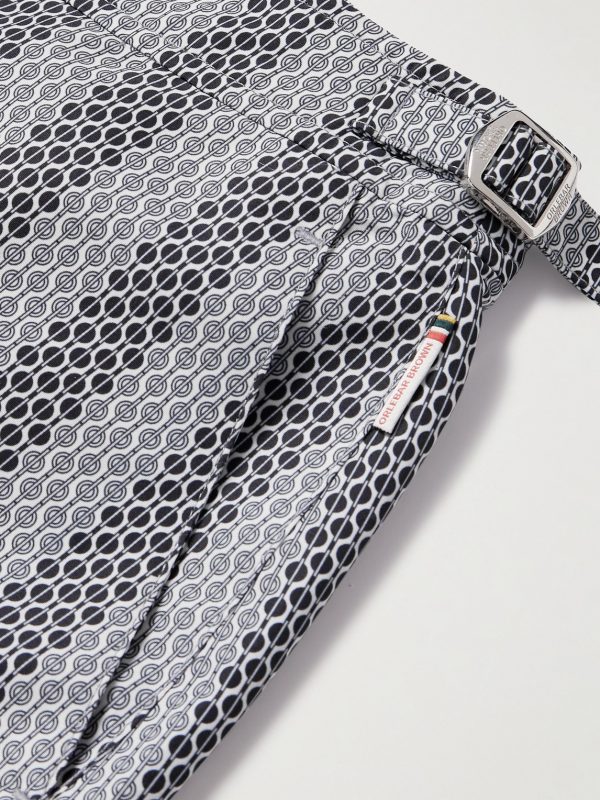 Bulldog Slim-Fit Mid-Length Printed Recycled Swim Shorts - CU Bulldog Slim-Fit Mid-Length Printed Recycled Swim Shorts - CU