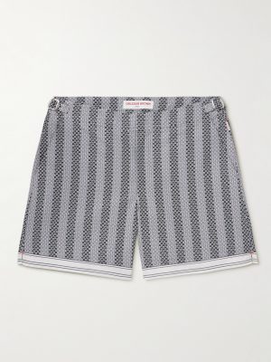 Bulldog Slim-Fit Mid-Length Printed Recycled Swim Shorts