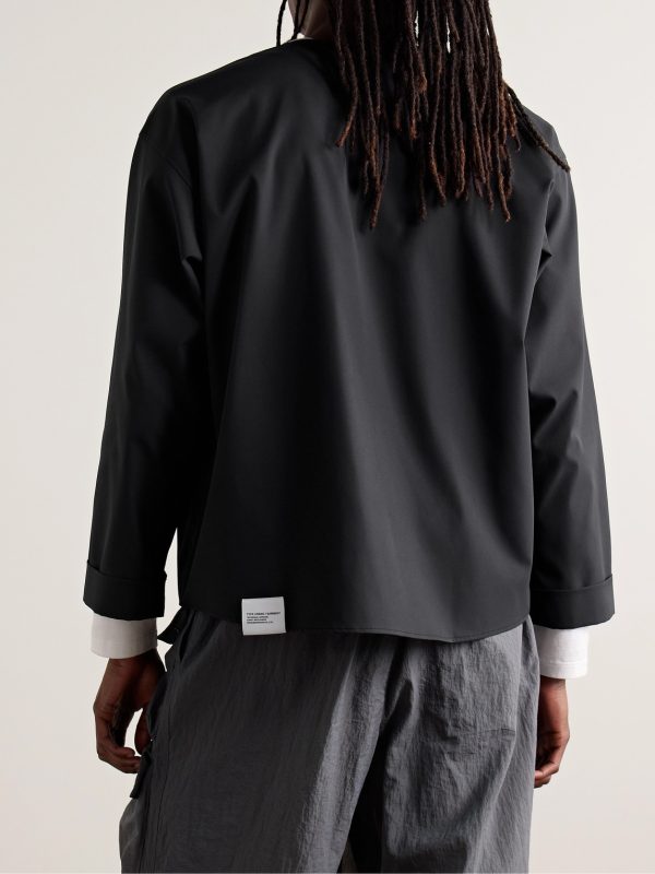 Logo-Embroidered Twill Shirt - BK