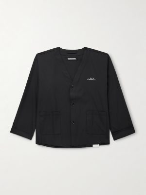 Logo-Embroidered Twill Shirt Logo-Embroidered Twill Shirt