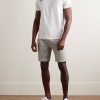 Quinn 1 Straight-Leg Cotton and Modal-Blend Jersey Drawstring Shorts - OU