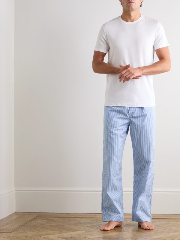 James Cotton-Poplin Pyjama Trousers - OU James Cotton-Poplin Pyjama Trousers - OU